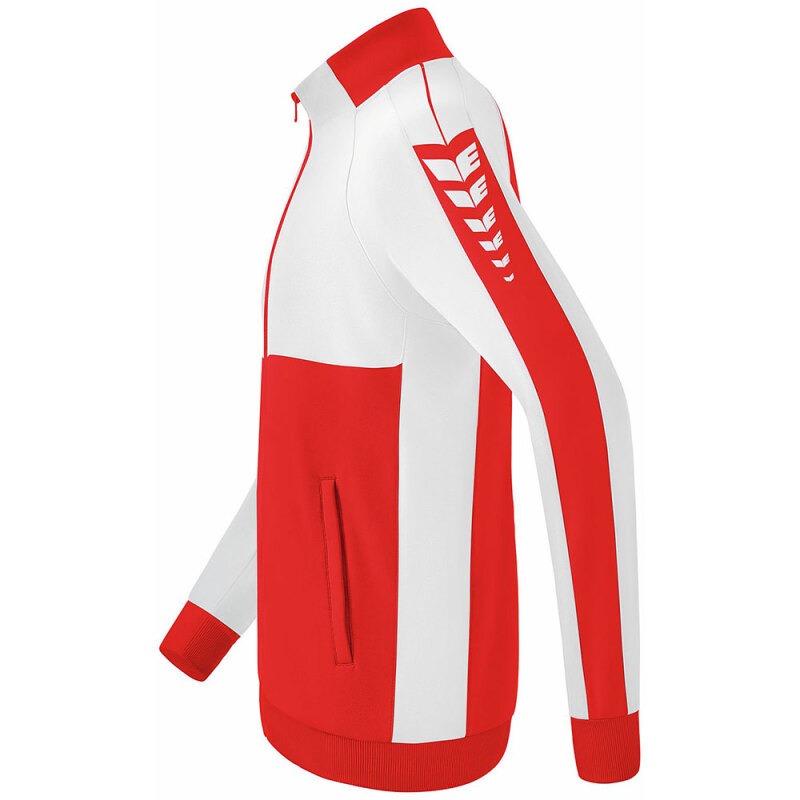 Erima Kinder Trainingsjacke Six Wings rot-weiß