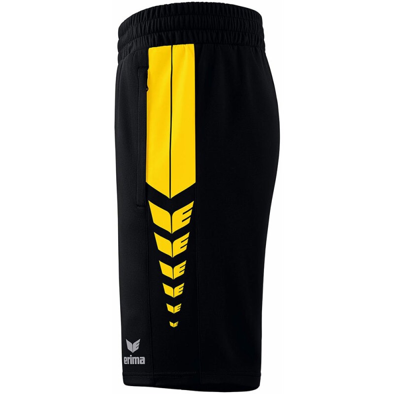 Erima Herren Training Shorts Six Wings schwarz-gelb