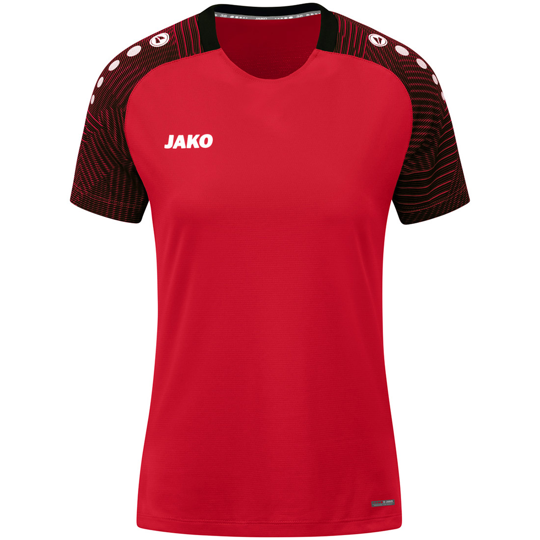 Jako Damen T-Shirt Performance rot-schwarz