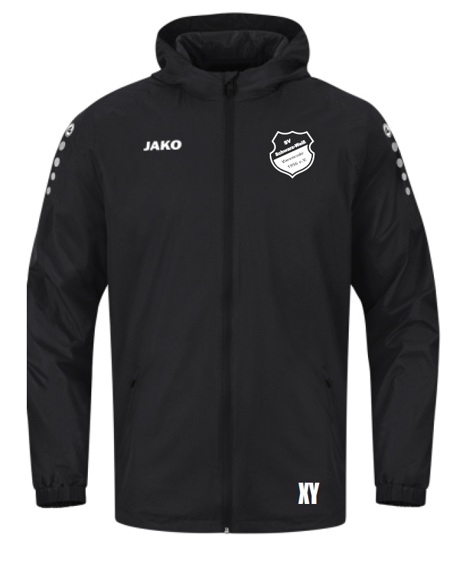 Schwarz-Weiß Varenrode Regenjacke Team 2.0