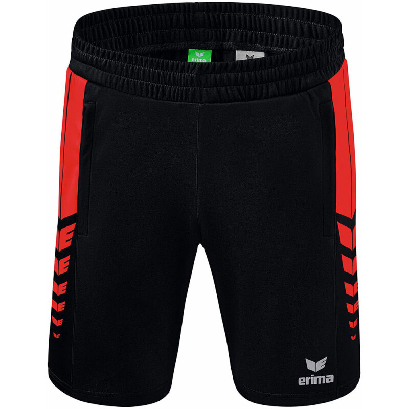 Erima Kinder Training Shorts Six Wings schwarz-rot