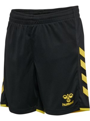 Hummel hmlCORE 2.0 Shorts Kinder schwarz/blazing yellow