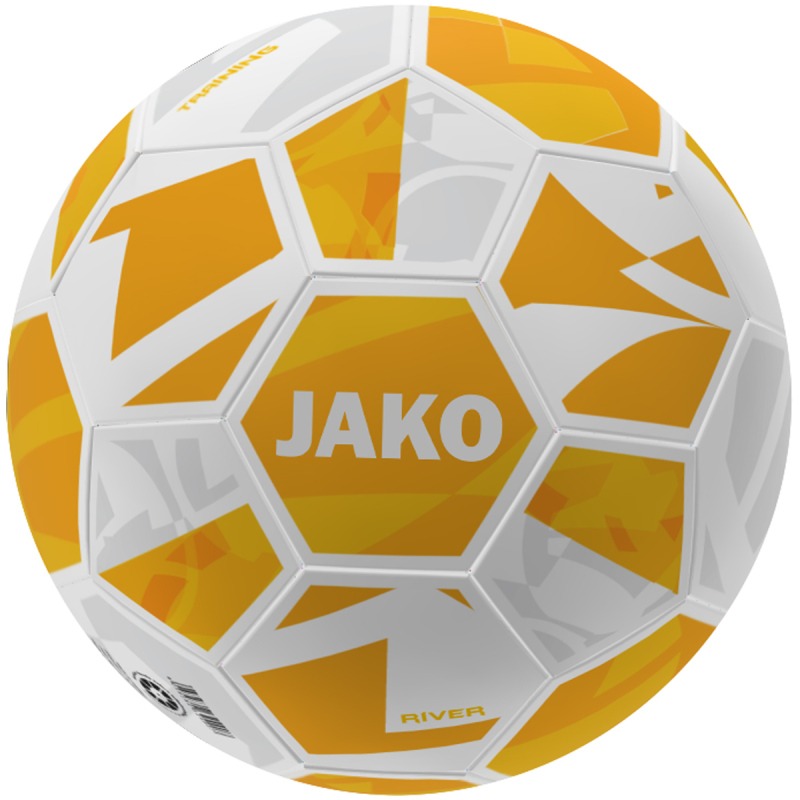 Jako Trainingsball River weiß-gelb