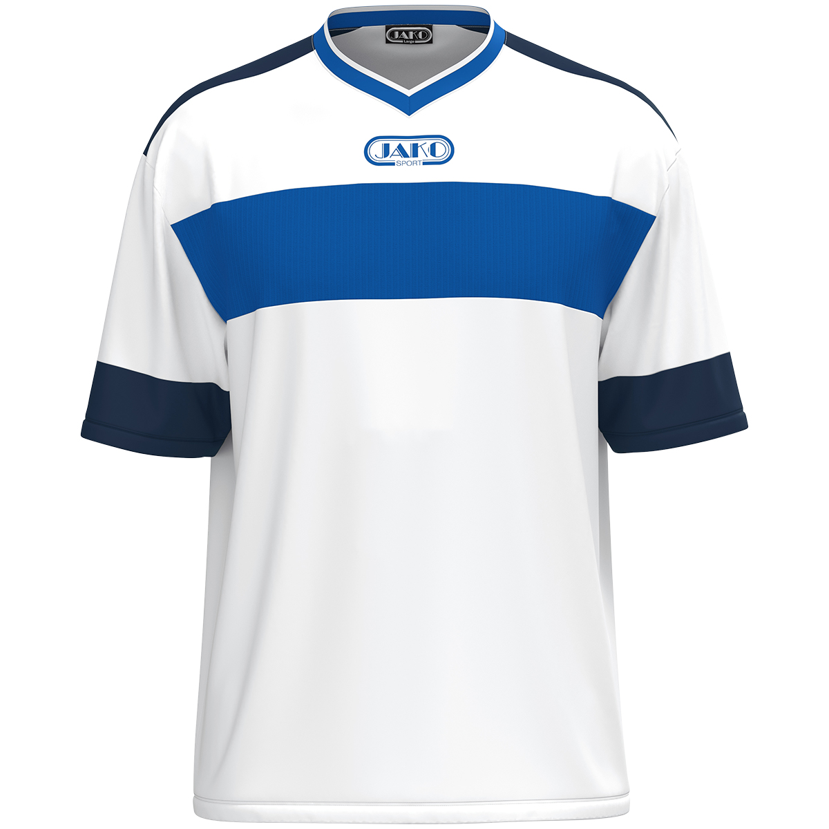 Jako Trikot Club 92 KA  weiß/royal/marine