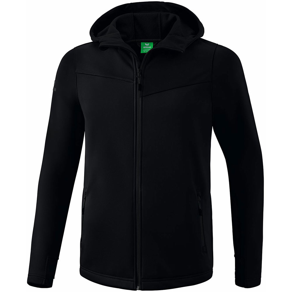 Erima Herren Softshelljacke Performance schwarz