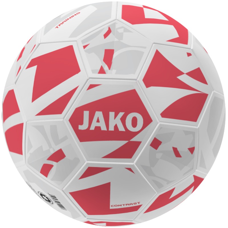 Jako Trainingsball Contrast weiß-coral