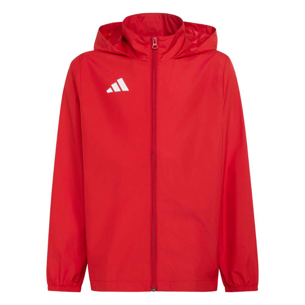 Adidas Entrada 26 leichte Regenjacke Kids Rot