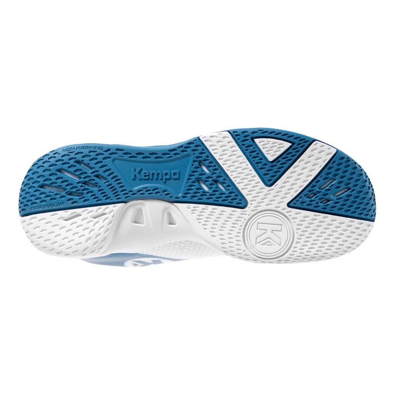 Kempa Wing 2.0 Junior Handballschuh weiß/deep blau