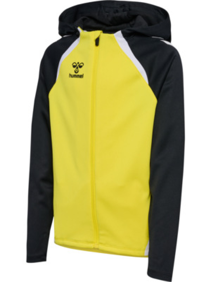 Hummel hmlLEAD 2.0 ZIP HOODIE KIDS blazing yellow/black