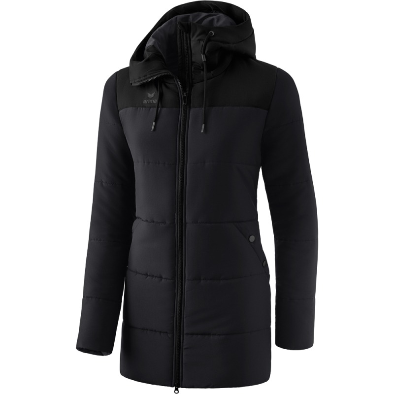 Erima Damen Winterjacke Squad schwarz