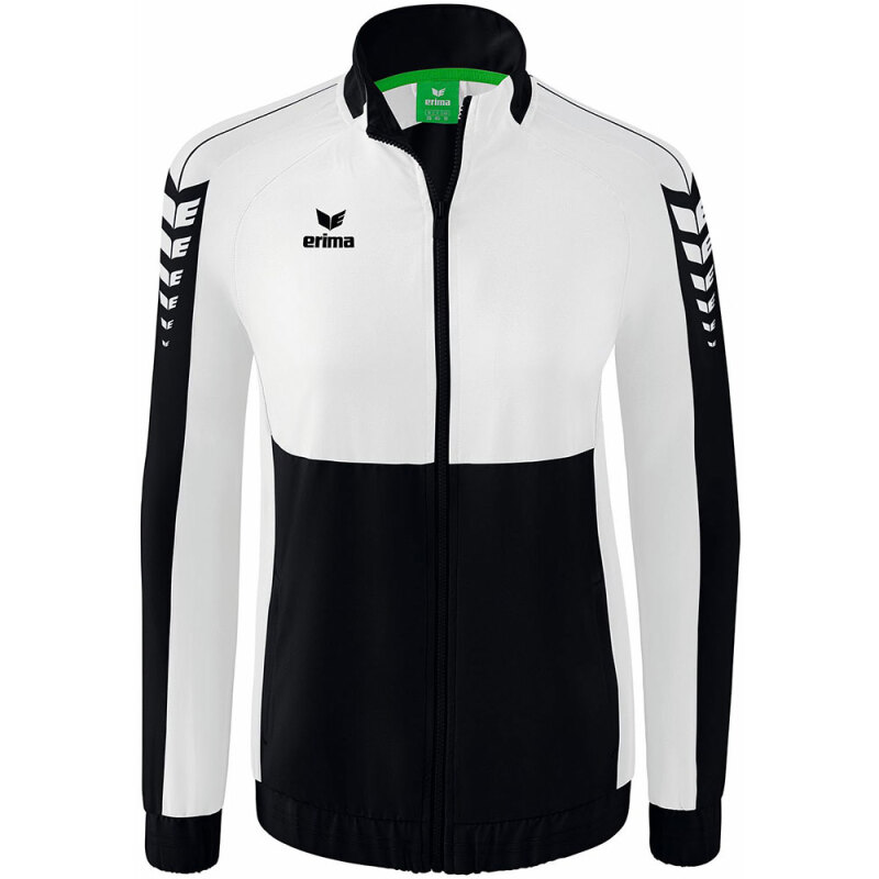 Erima Damen Präsentationsjacke Six Wings schwarz-weiß