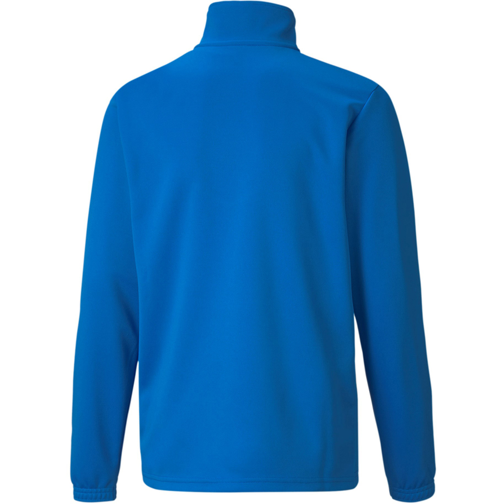 Puma Kinder 1/4 Zip Top teamRISE blau-weiß