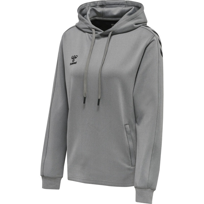 Hummel Hmlcore XK Poly Sweat Hoodie Woman grey melange