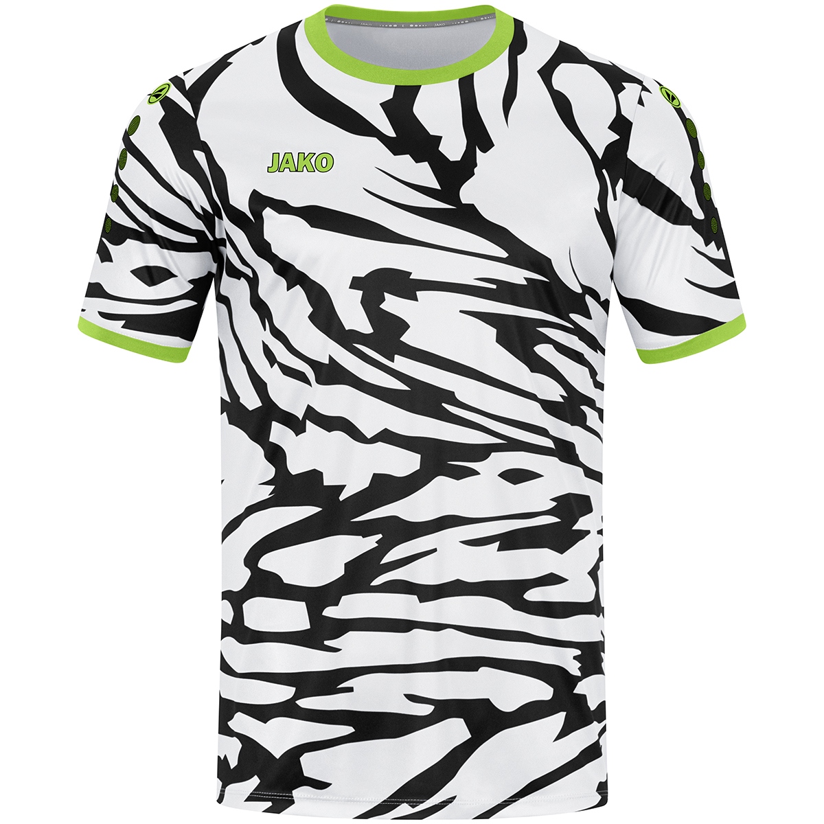 Jako Herren Trikot Animal weiß/schwarz/neongrün