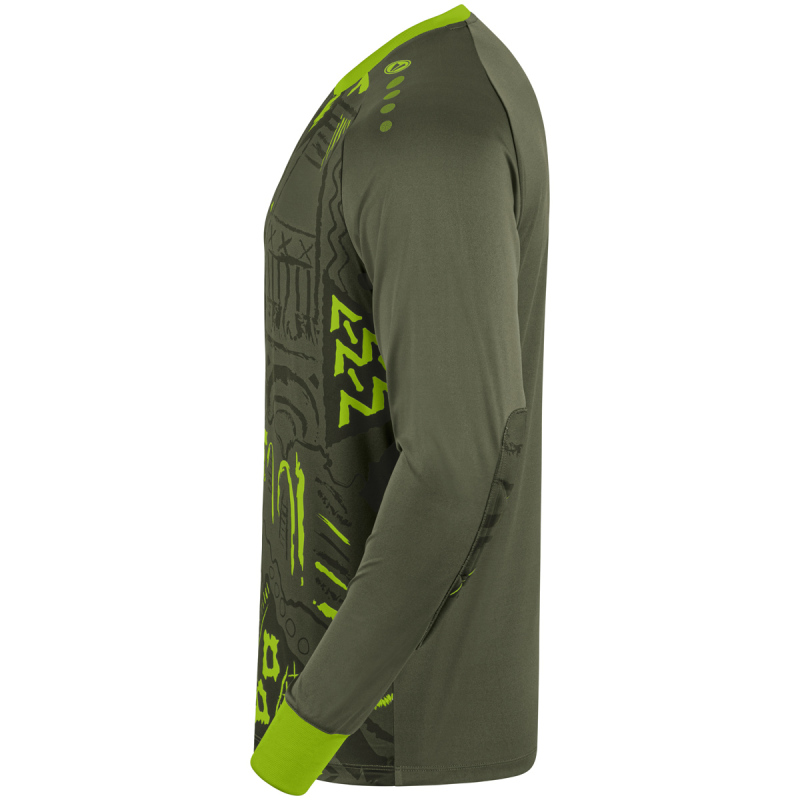 Jako Tropicana TW-Trikot khaki/neongrün
