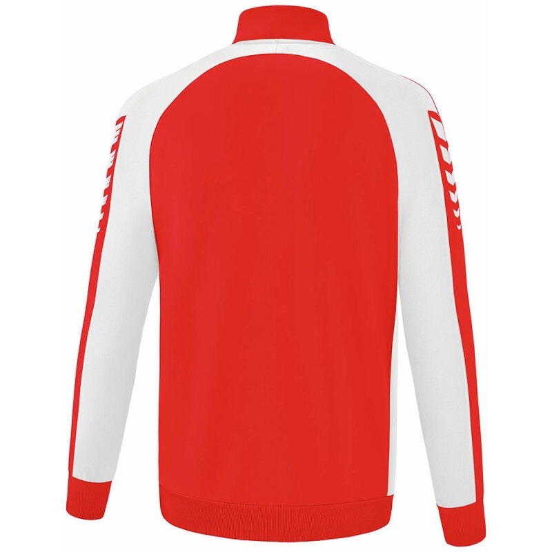 Erima Kinder Trainingsjacke Six Wings rot-weiß