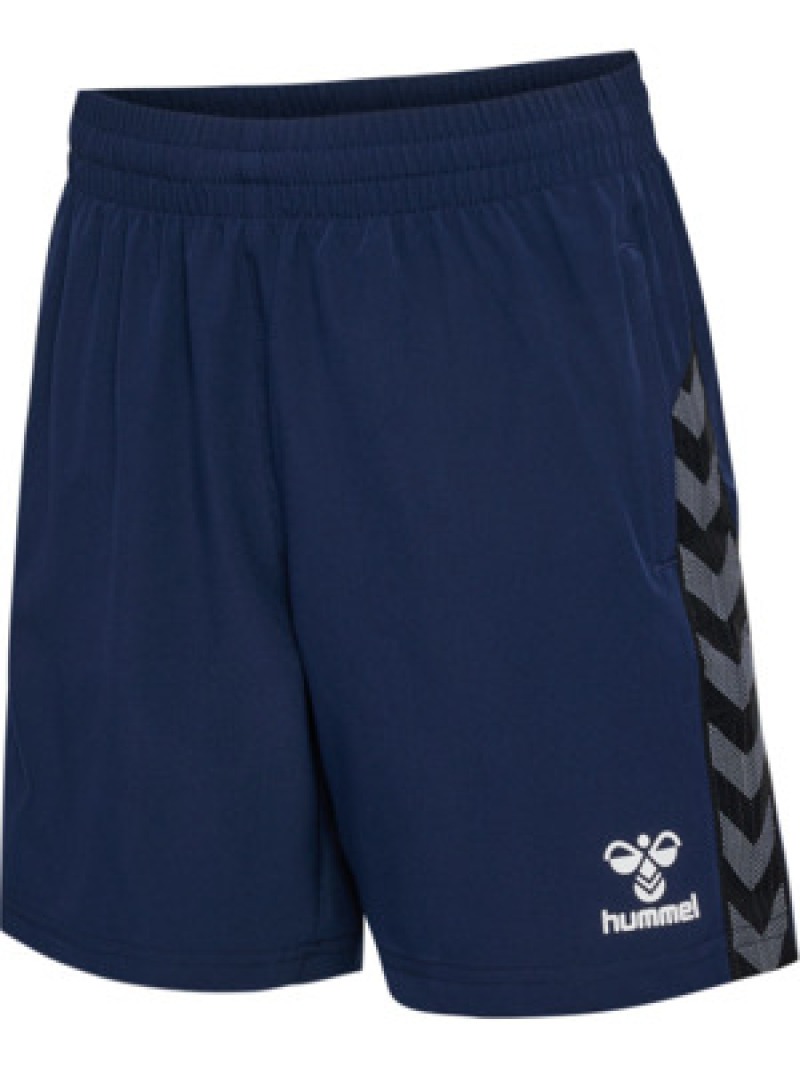 Hummel Hmlauthentic 24 PL Kinder Shorts blau