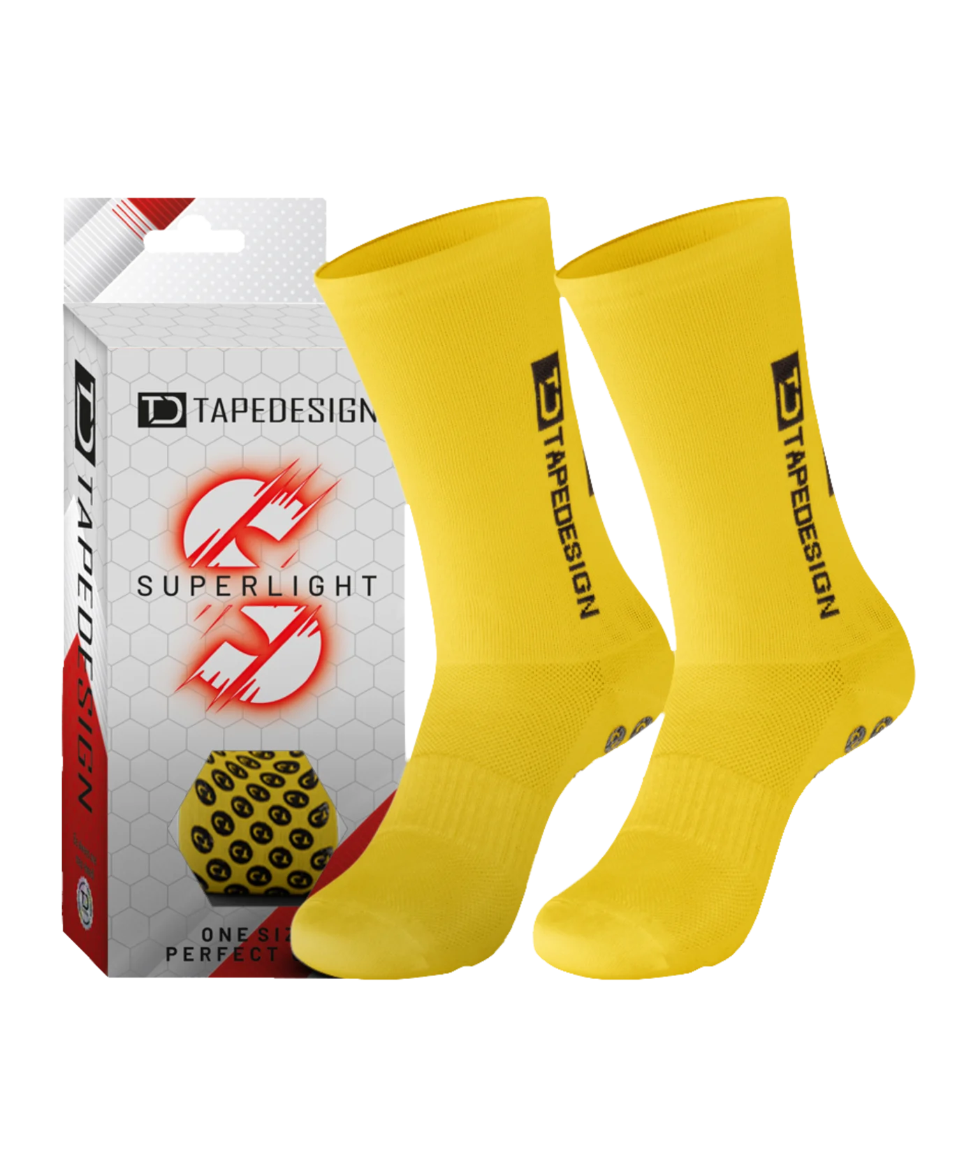 Tapedesign Gripsocks Superlight Socken weiß | One Size (37-48)