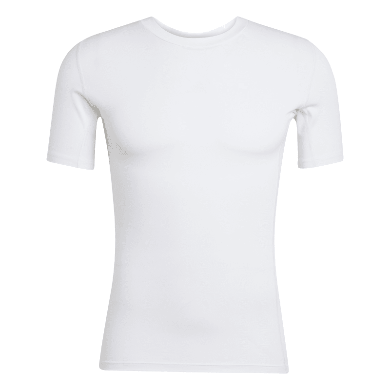 Adidas Kurzarm T-Shirt Techfit white