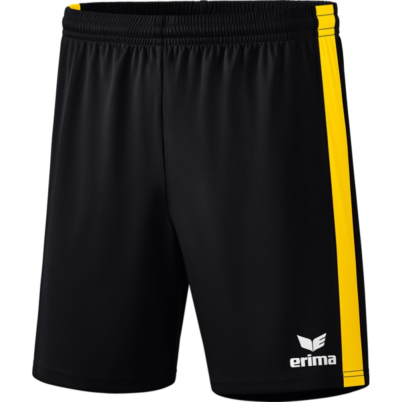 Erima Kinder Shorts Retro Star schwarz-gelb