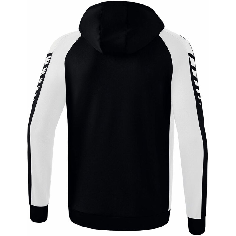 Erima Kinder Trainingsjacke mit Kapuze Six Wings schwarz