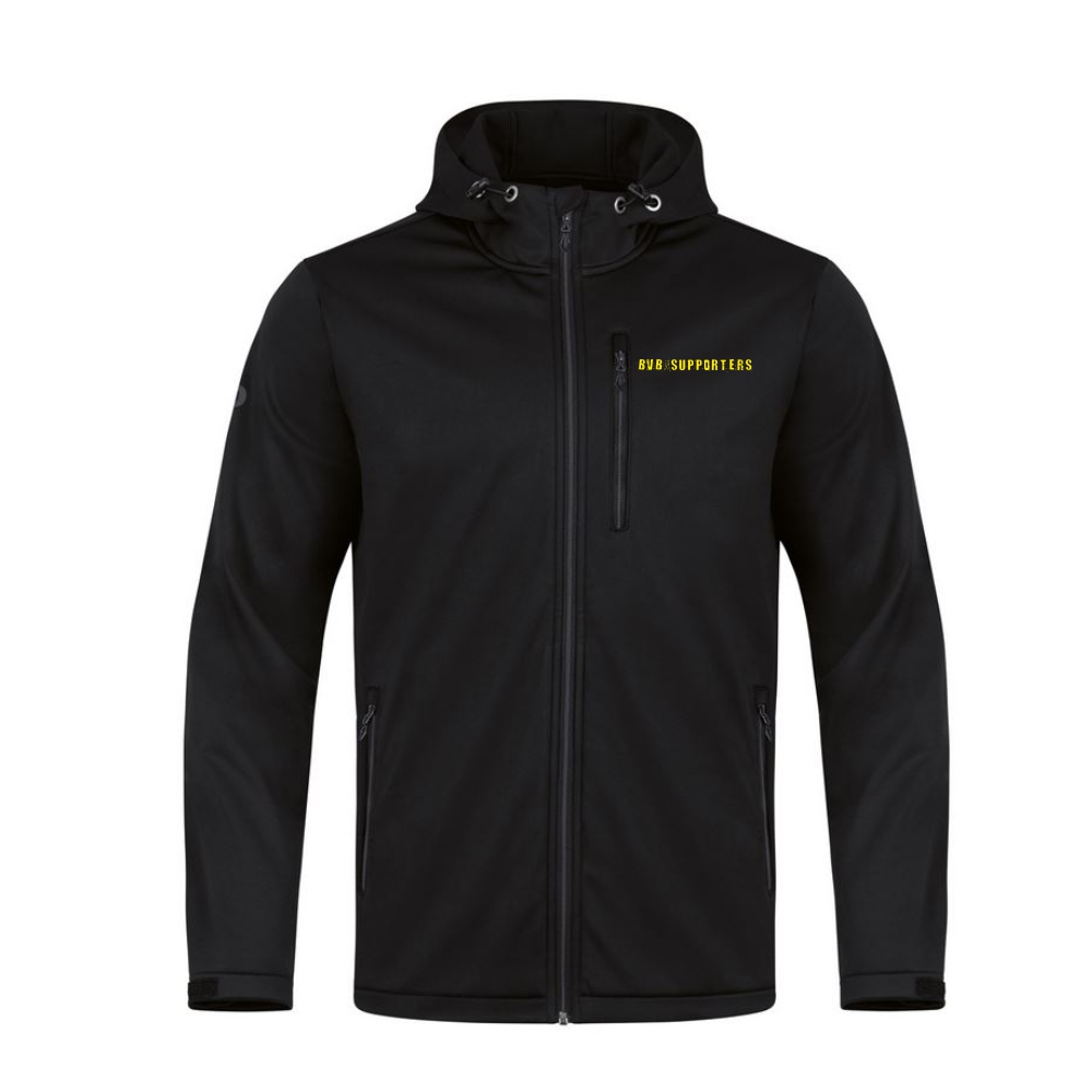 BVB Supporters Softshelljacke Premium schwarz