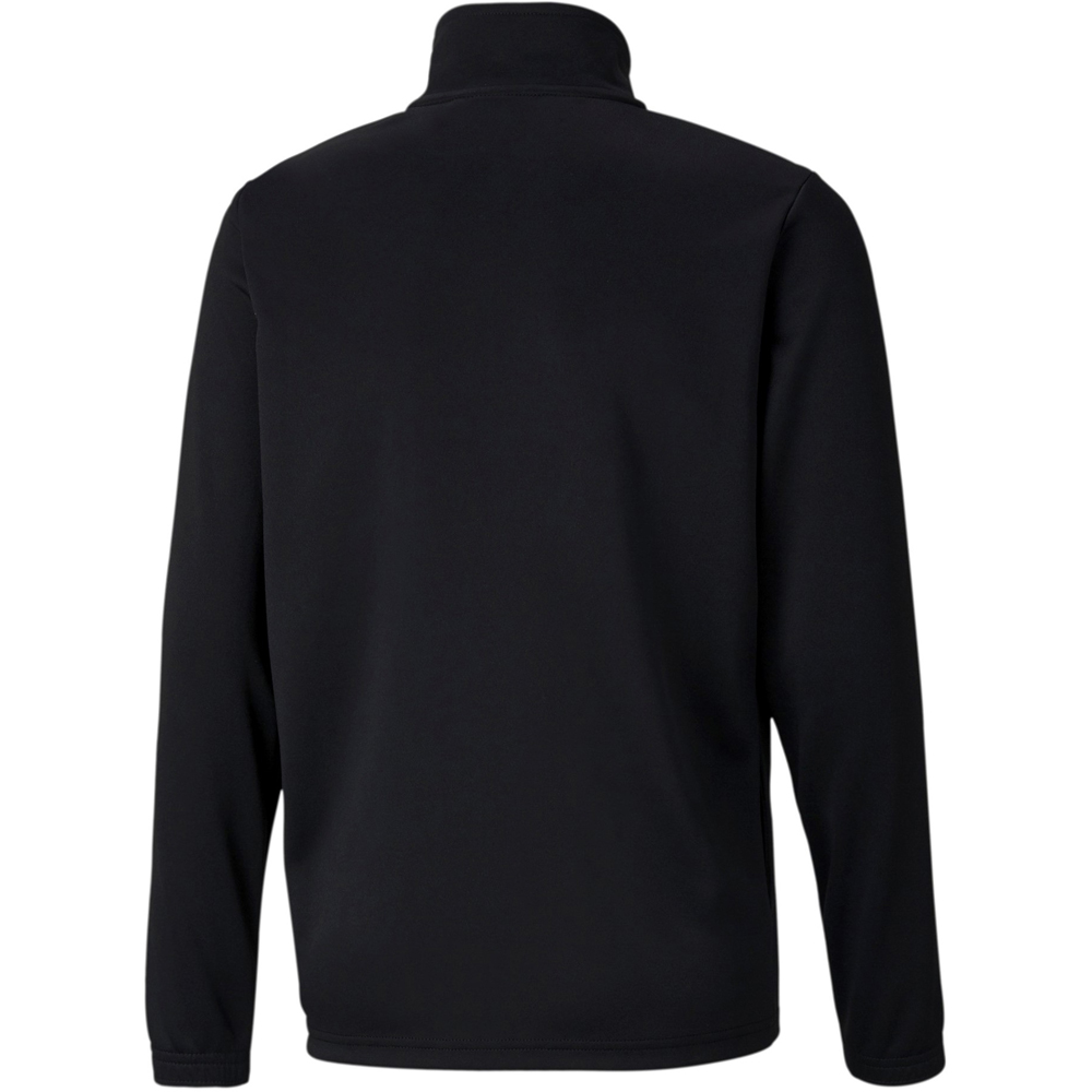 Puma Kinder Polyester Trainingsjacke teamRISE schwarz-weiß