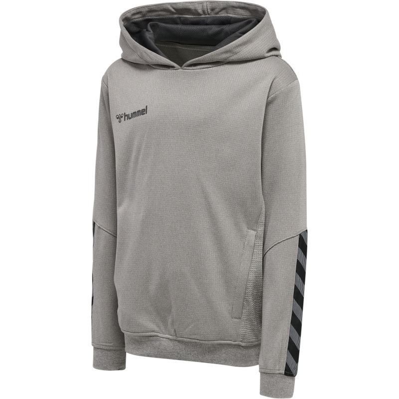 Hummel Hmlauthentic 24 Kids Poly Hoodie grey melange