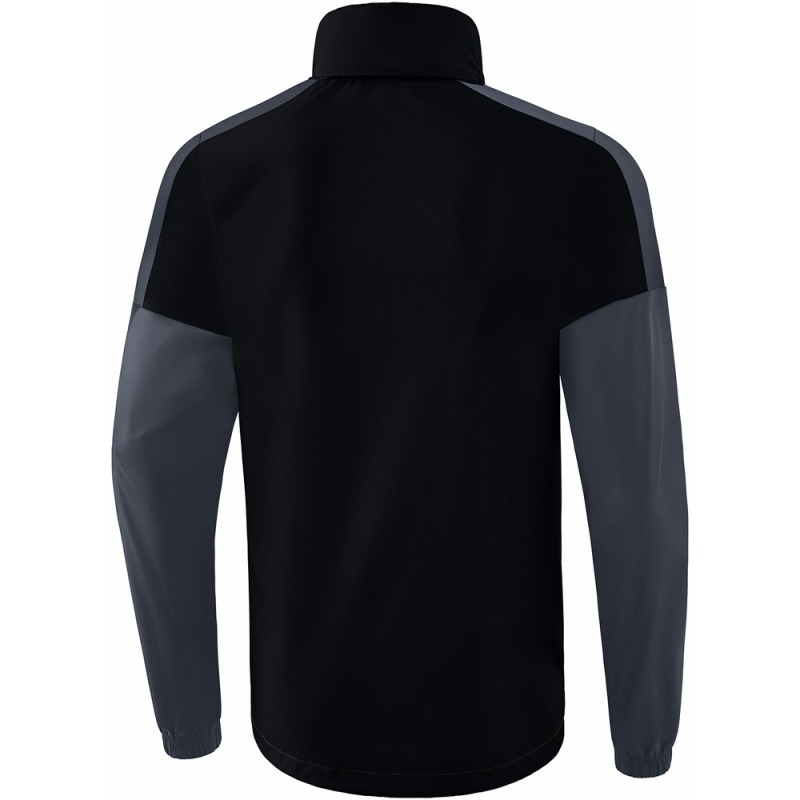 Erima Kinder Allwetterjacke Squad schwarz-grau