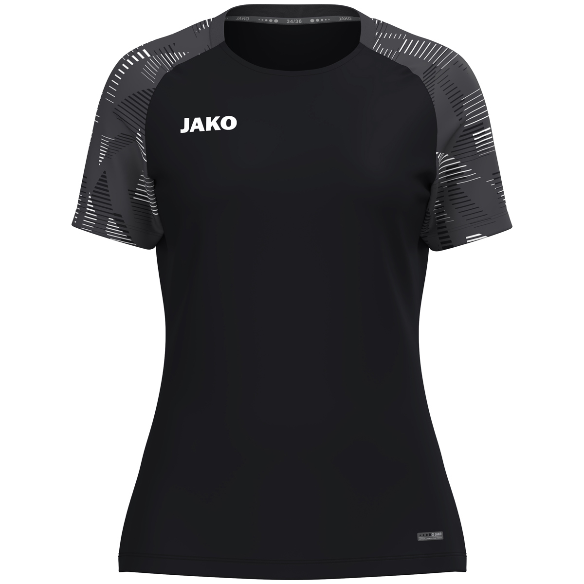 Jako T-Shirt Sonic Damen schwarz/anthrazit