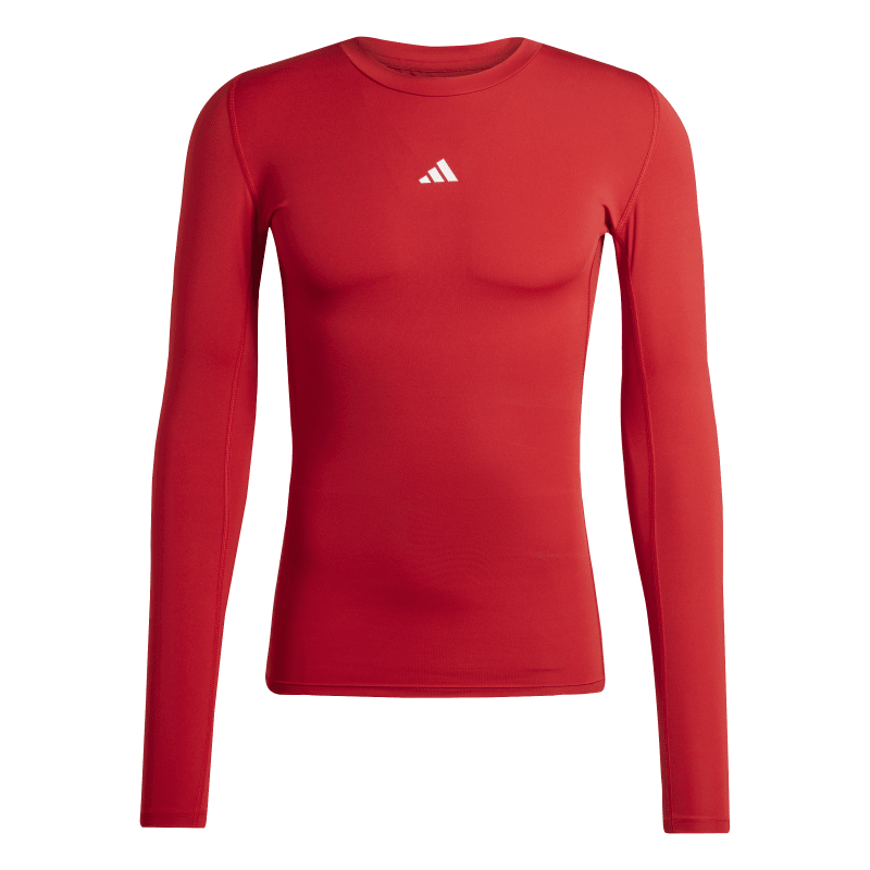 Adidas Langarm T-Shirt Techfit team power red 2