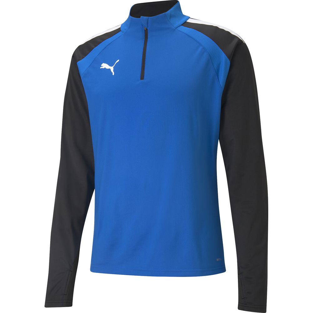 Puma Kinder 1/4 Zip Top teamLIGA blau-schwarz