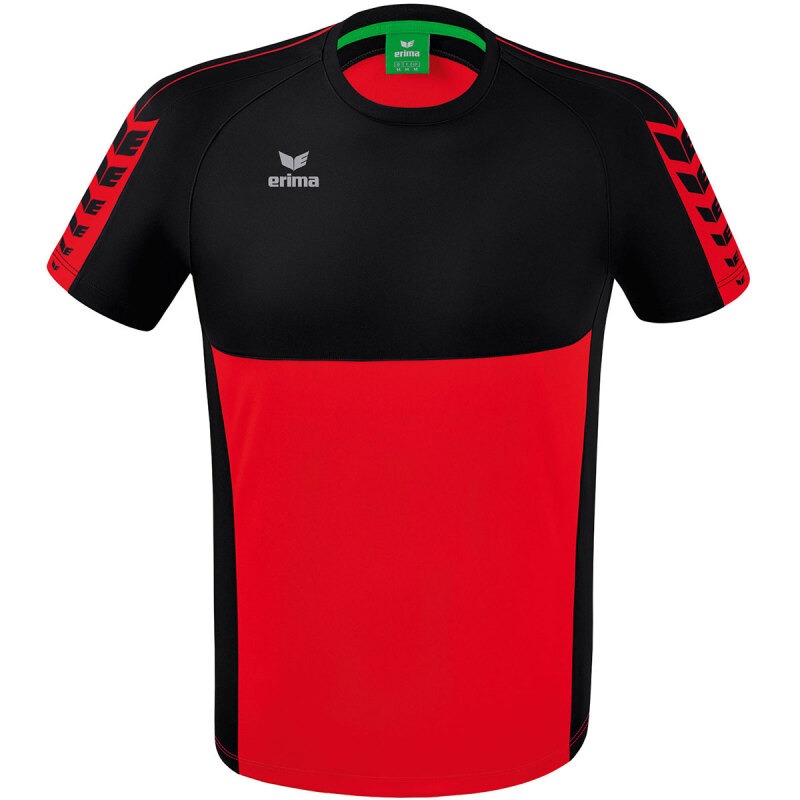 Erima Herren T-Shirt Six Wings rot-schwarz