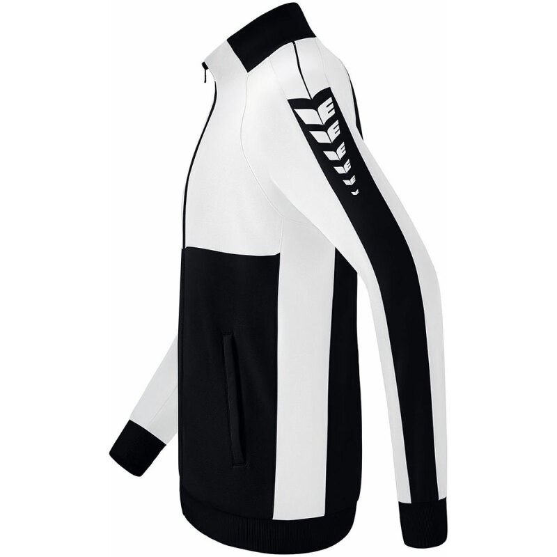 Erima Kinder Trainingsjacke Six Wings schwarz-weiß