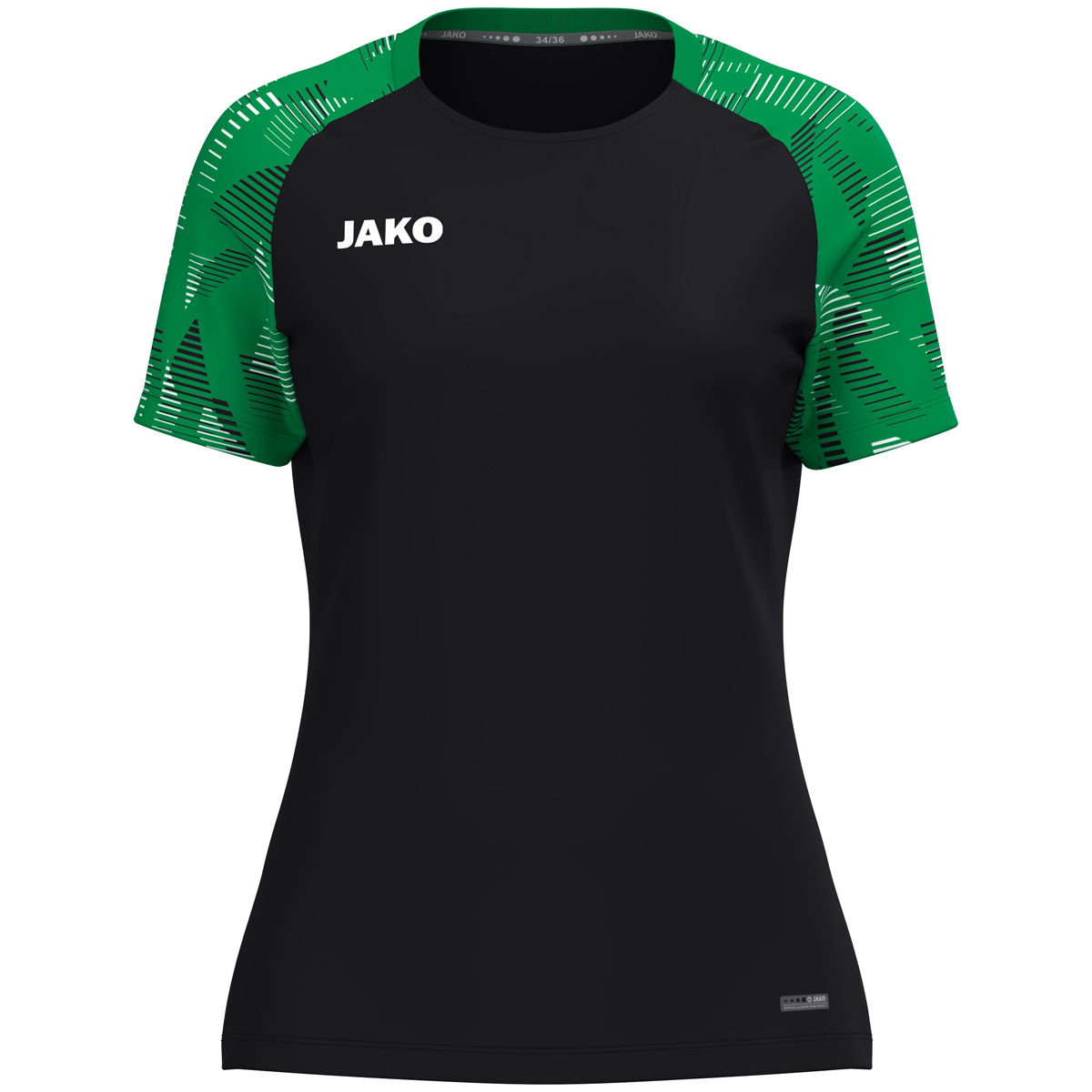 Jako T-Shirt Sonic Damen schwarz/grün