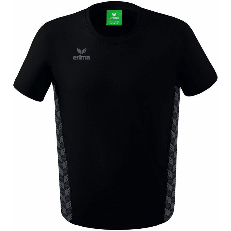 Erima Herren T-Shirt Essential Team schwarz-grau