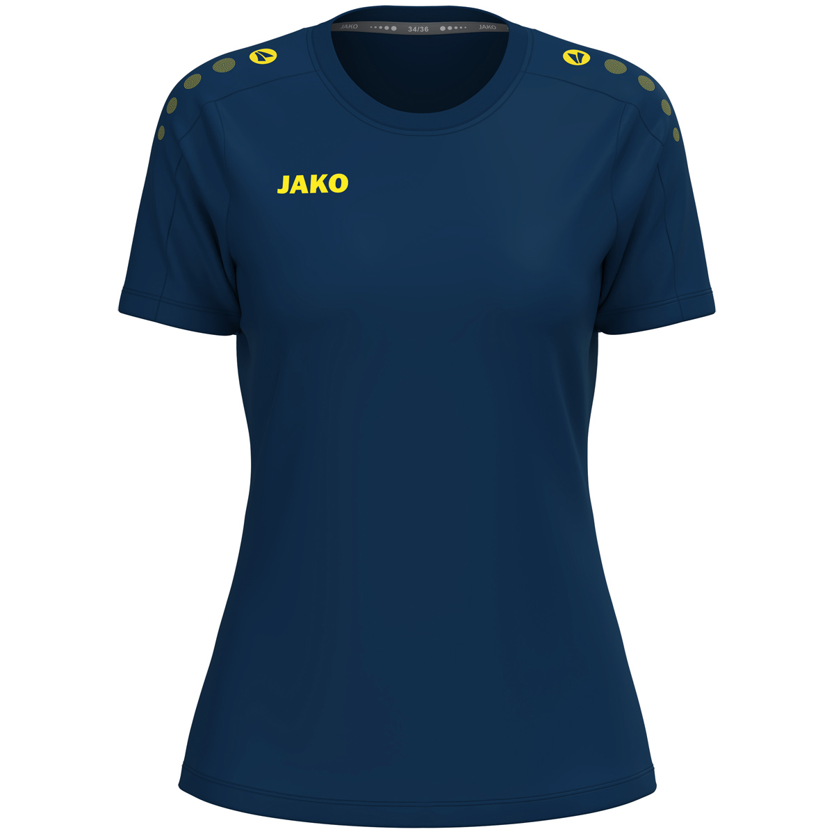 Jako T-Shirt One Cotton Damen navy/citro