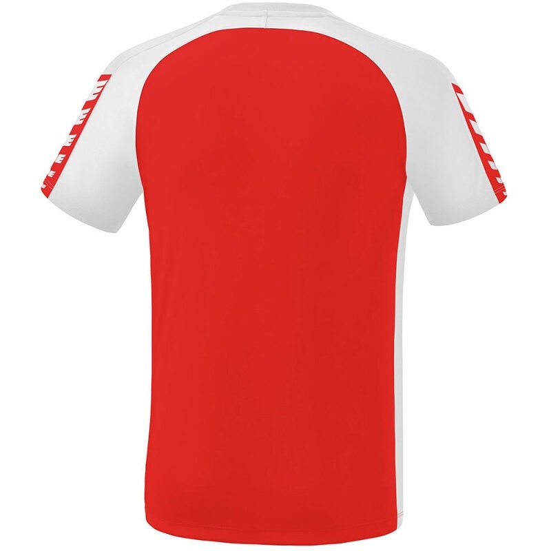Erima Herren T-Shirt Six Wings rot-weiß