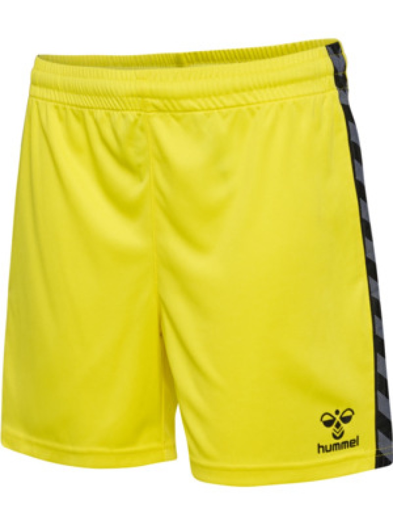 Hummel Hmlauthentic 24 PL Kinder Shorts gelb