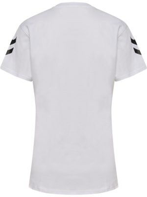 Hummel hmlGO 2.0 Chevron T-Shirt Damen weiß