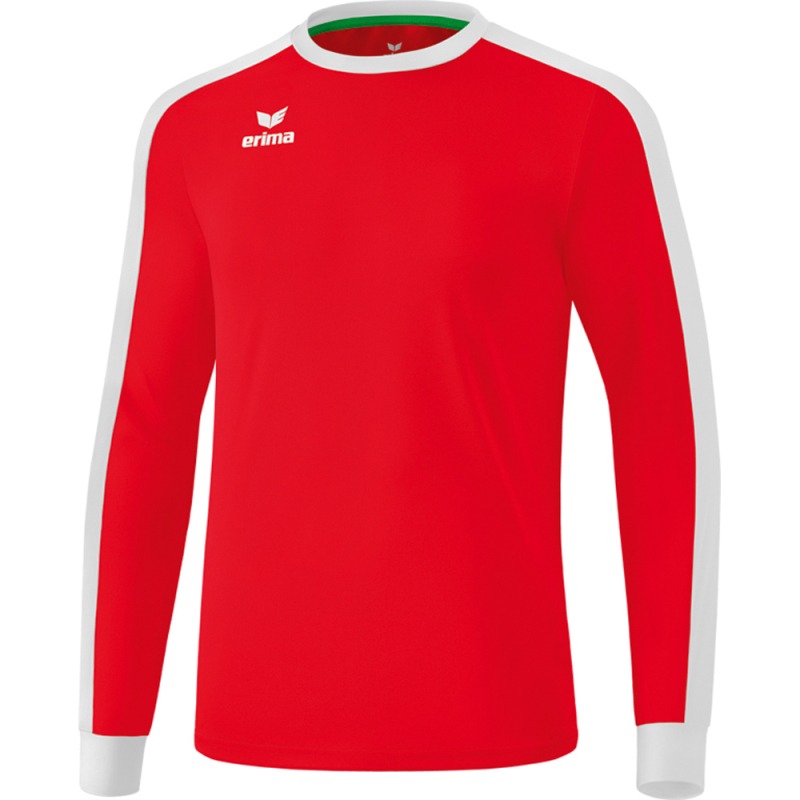 Erima Herren Langarm Trikot Retro Star rot-weiß