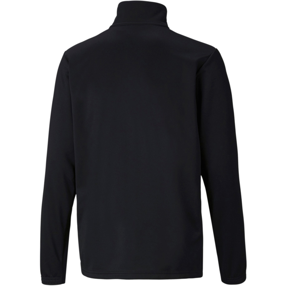 Puma Kinder 1/4 Zip Top teamRISE schwarz-weiß