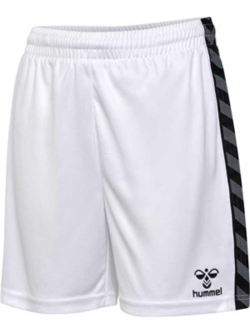 Hummel Hmlauthentic 24 PL Kinder Shorts weiß