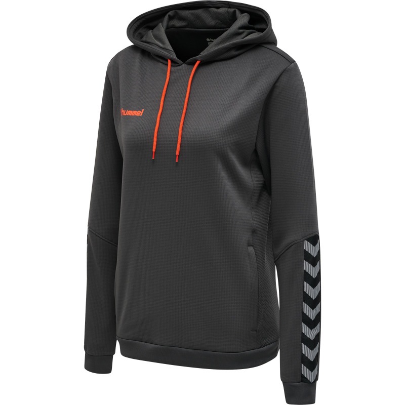 Hummel Hmlauthentic 24 Poly Hoodie Woman asphalt