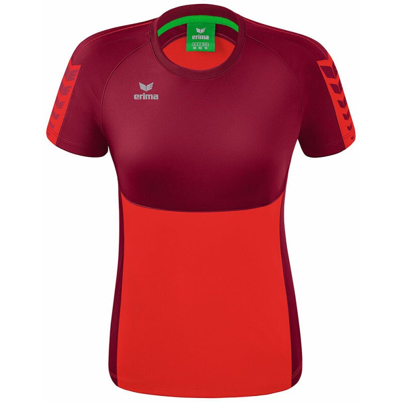 Erima Damen T-Shirt Six Wings rot