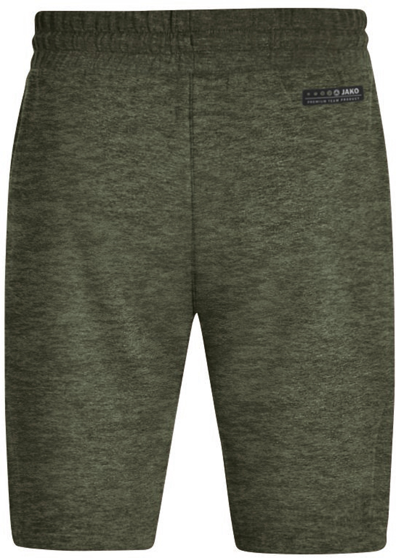 Jako Premium Basics Shorts khaki meliert