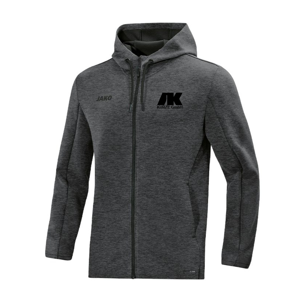Kurze GmbH Damen Kapuzenjacke Premium Basics anthrazit