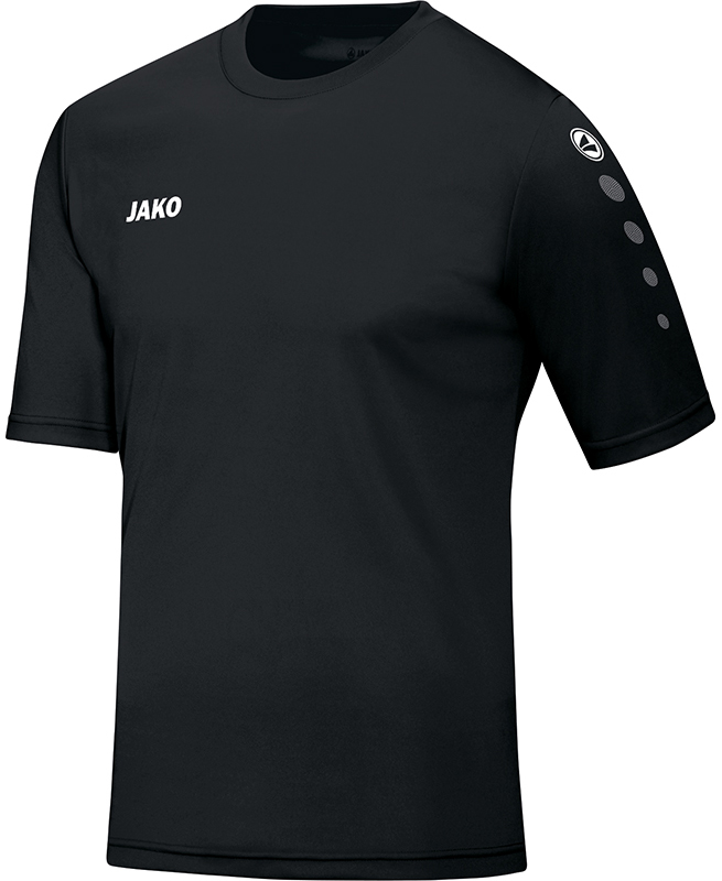 Jako Team Kurzarm Trikot schwarz