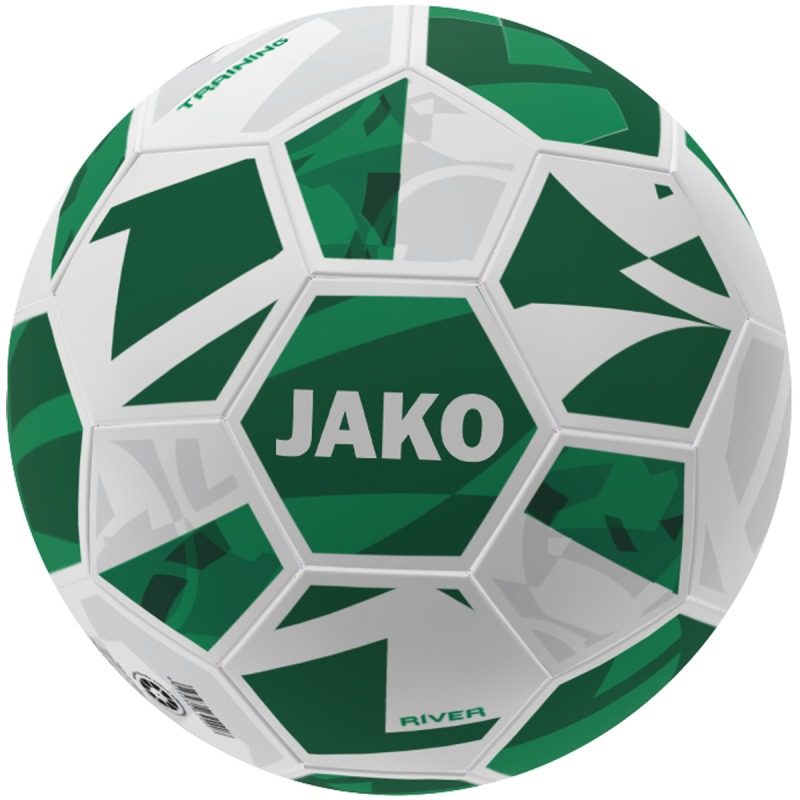 Jako Trainingsball River weiß-grün
