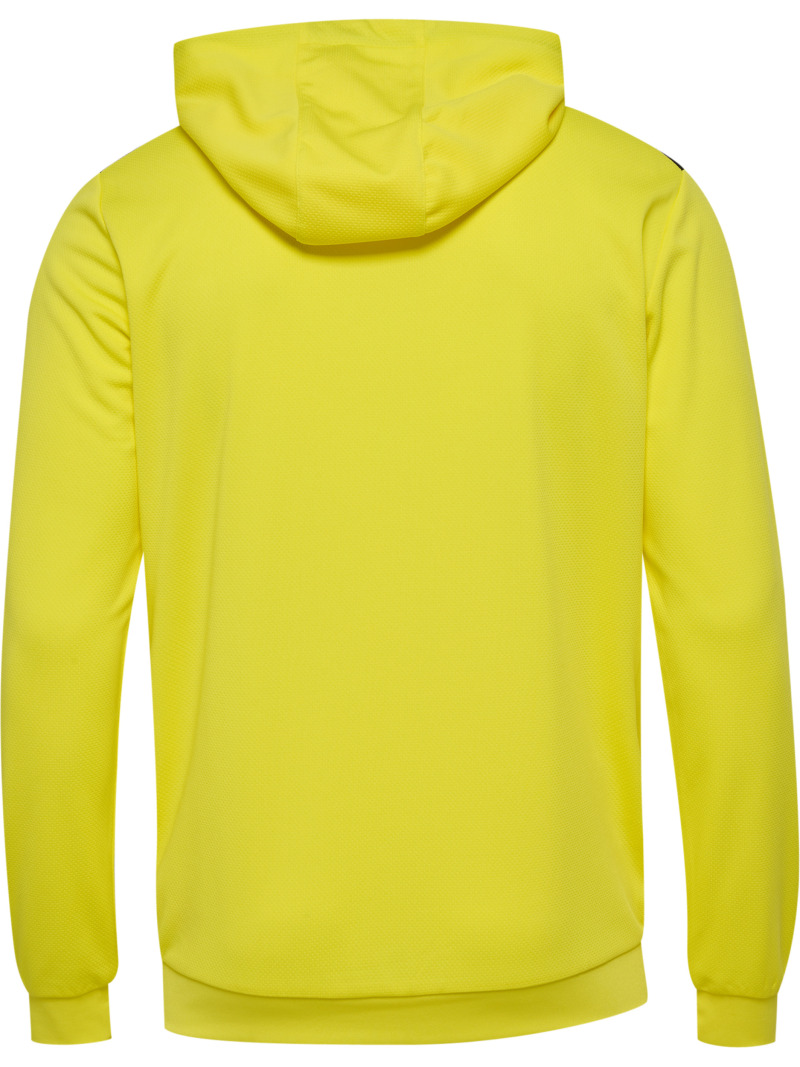 Hummel Hmlauthentic 24 PL Herren Hoodie mit Reißverschluss gelb